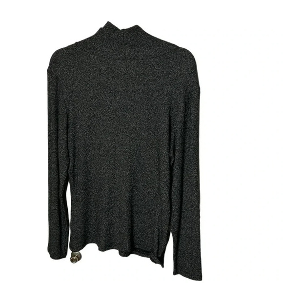 NWT 🇨🇦 Soft Works Petites , made in Canada.  Knit grey soft turtleneck . - Picture 3 of 12